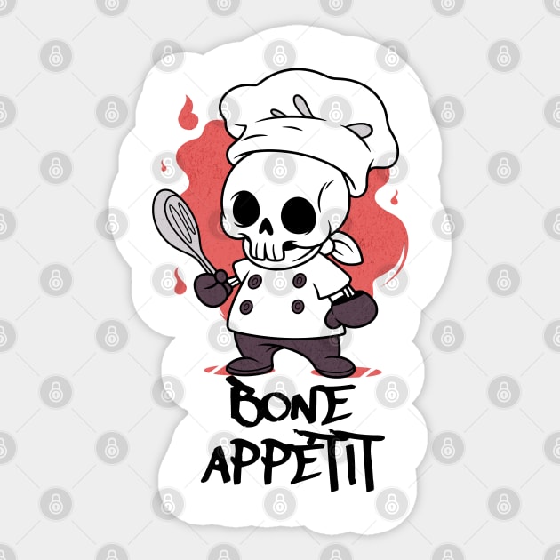 Bone Appetit Sticker by NorseMagic